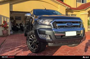 FORD RANGER GD05 MATTE BLACK MILLED ACCENTS